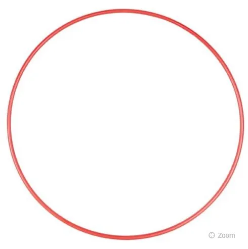 63cm Solid Hoop Red