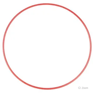 63cm Solid Hoop Red