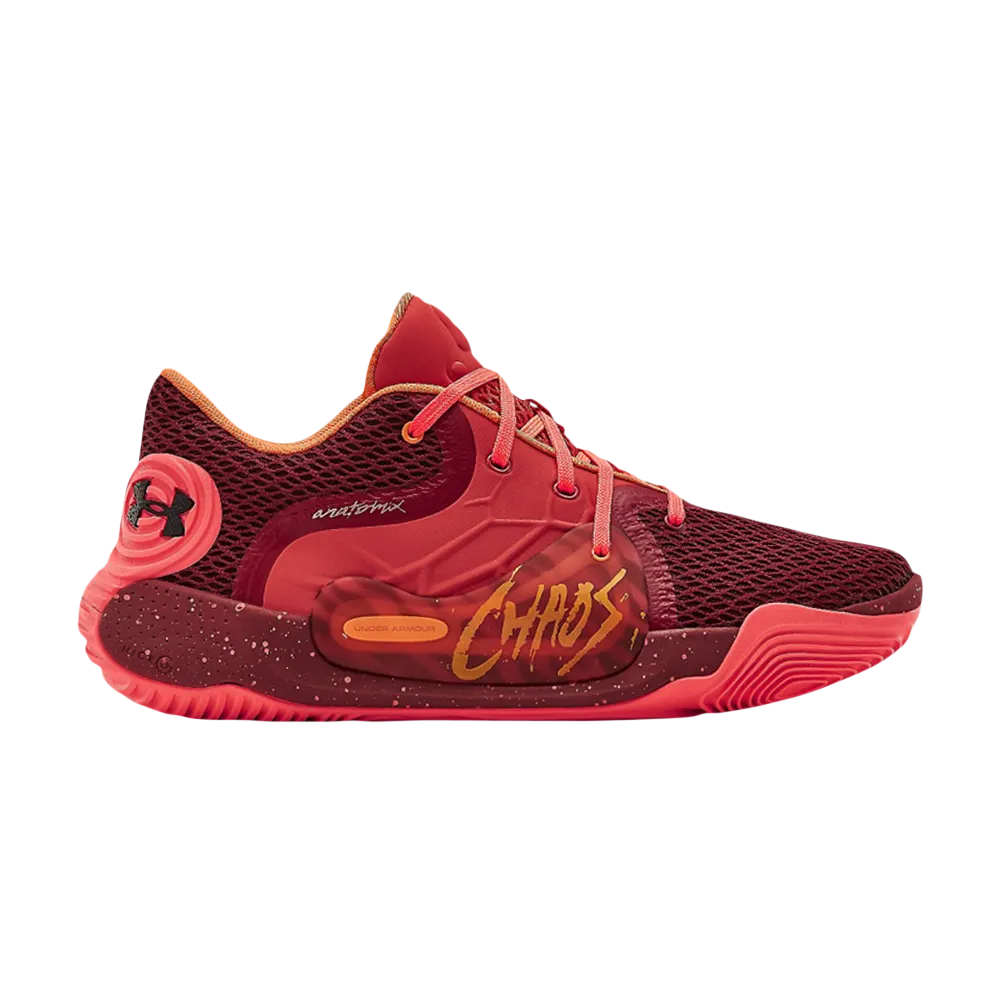 Anatomix Spawn 2 Under Armor Sneakers, Red