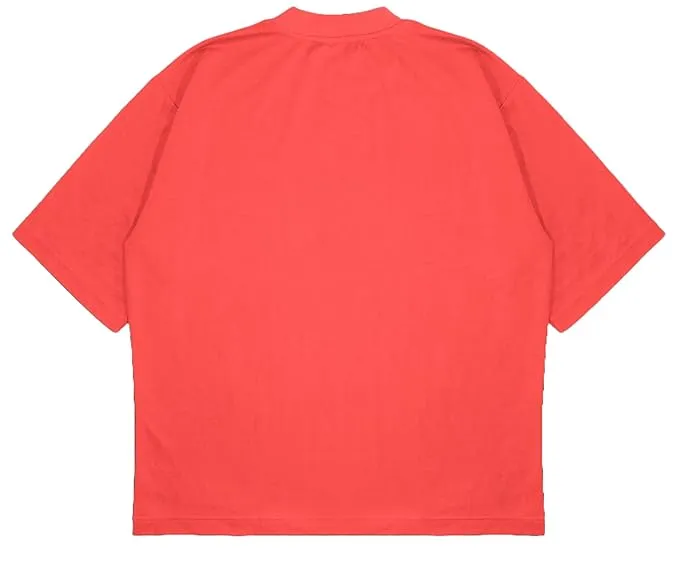 ANGAR Cotton Drop Shoulder Half Sleeves Oversized Fit KIND HUMAN Printed T-Shirt for Men