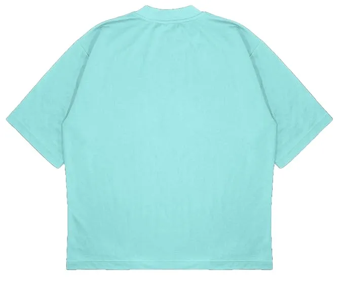 ANGAR Cotton Drop Shoulder Half Sleeves Oversized Fit KIND HUMAN Printed T-Shirt for Men