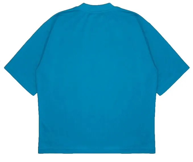 ANGAR Cotton Drop Shoulder Half Sleeves Oversized Fit ROME Printed T-Shirt for Men