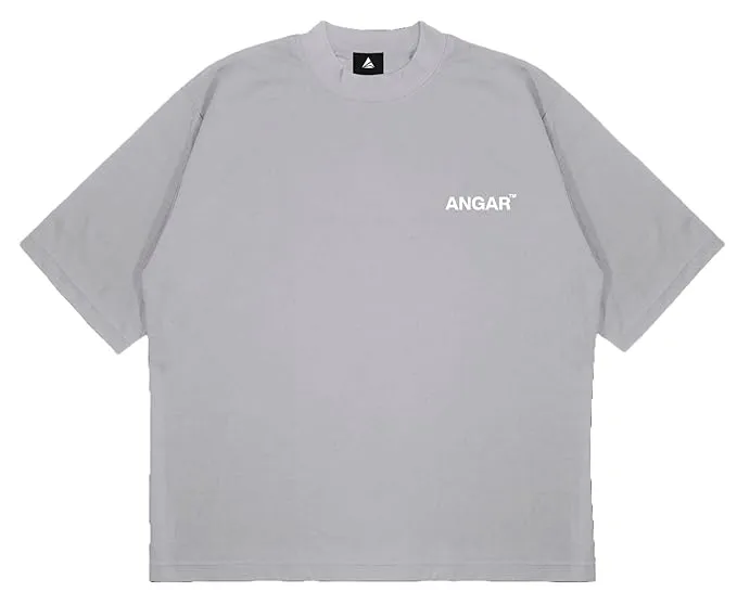 ANGAR TM  Cotton Drop Shoulder Half Sleeves Oversized Fit Printed T-Shirt for Women