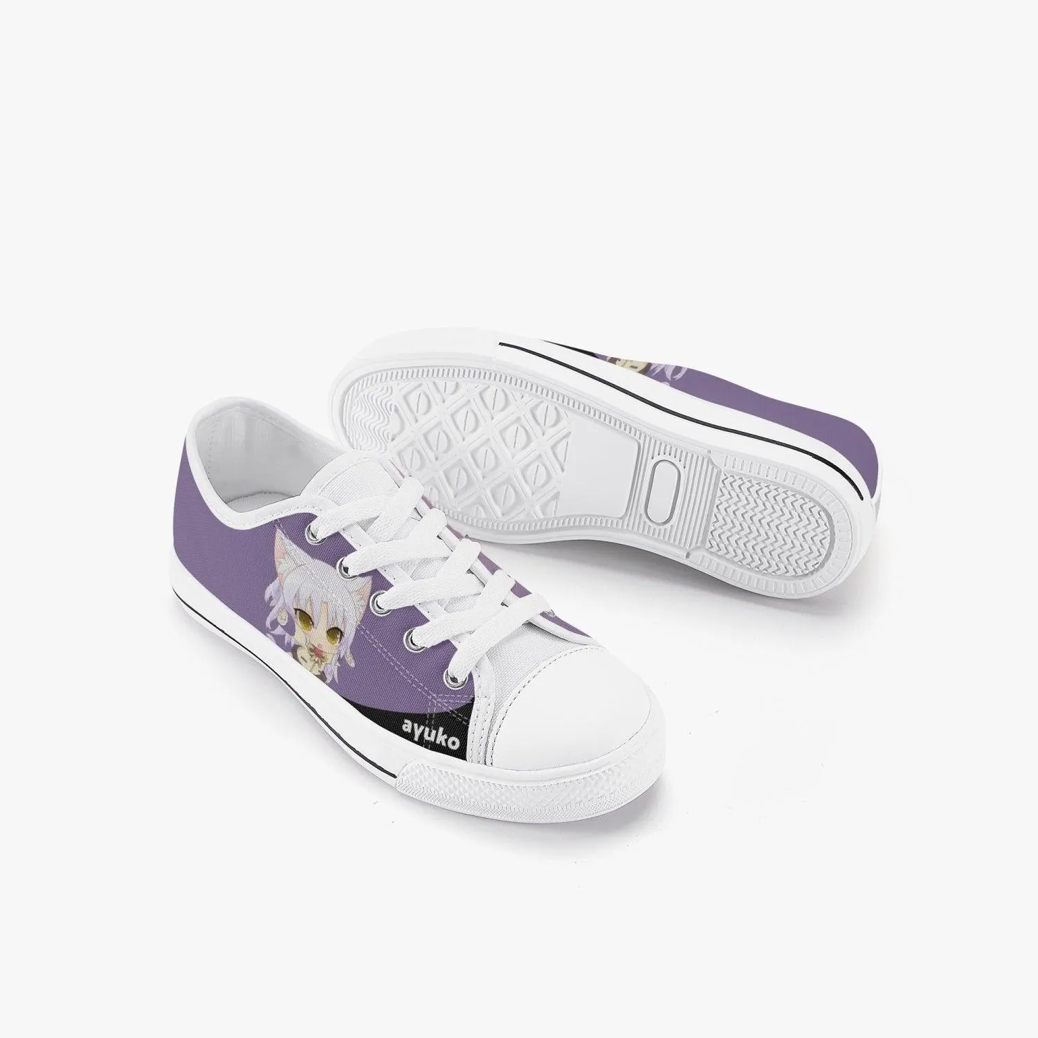 Angel Beats Kanade Kids A-Star Low Anime Shoes