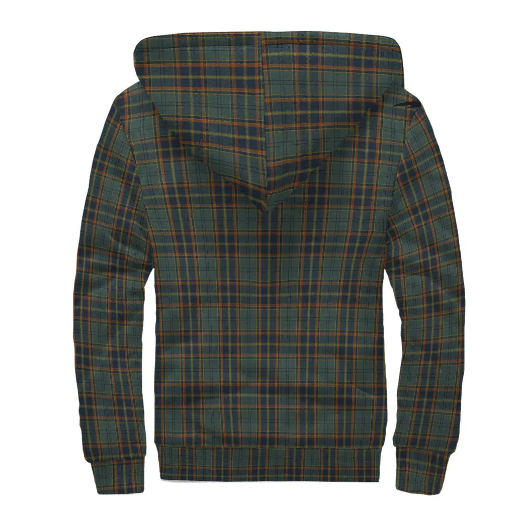Antrim County Ireland Tartan Sherpa Hoodie