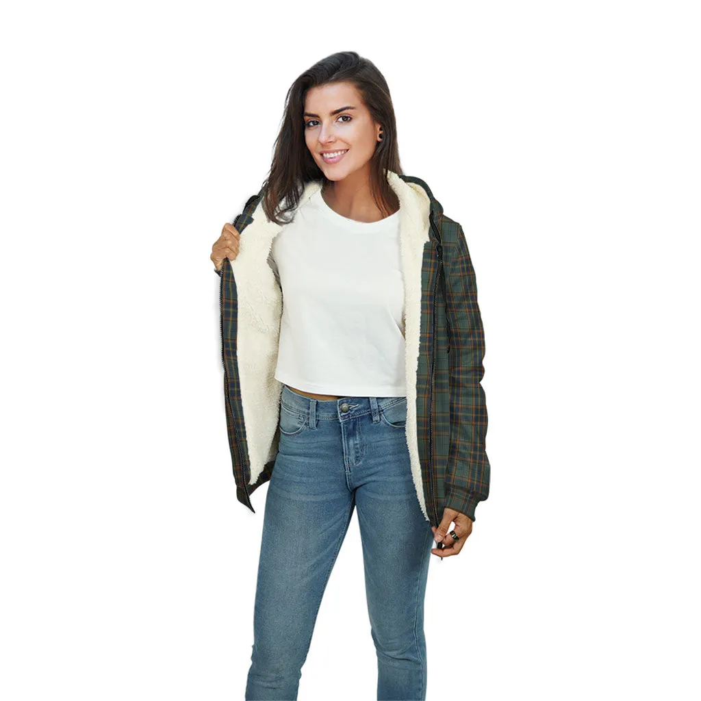 Antrim County Ireland Tartan Sherpa Hoodie