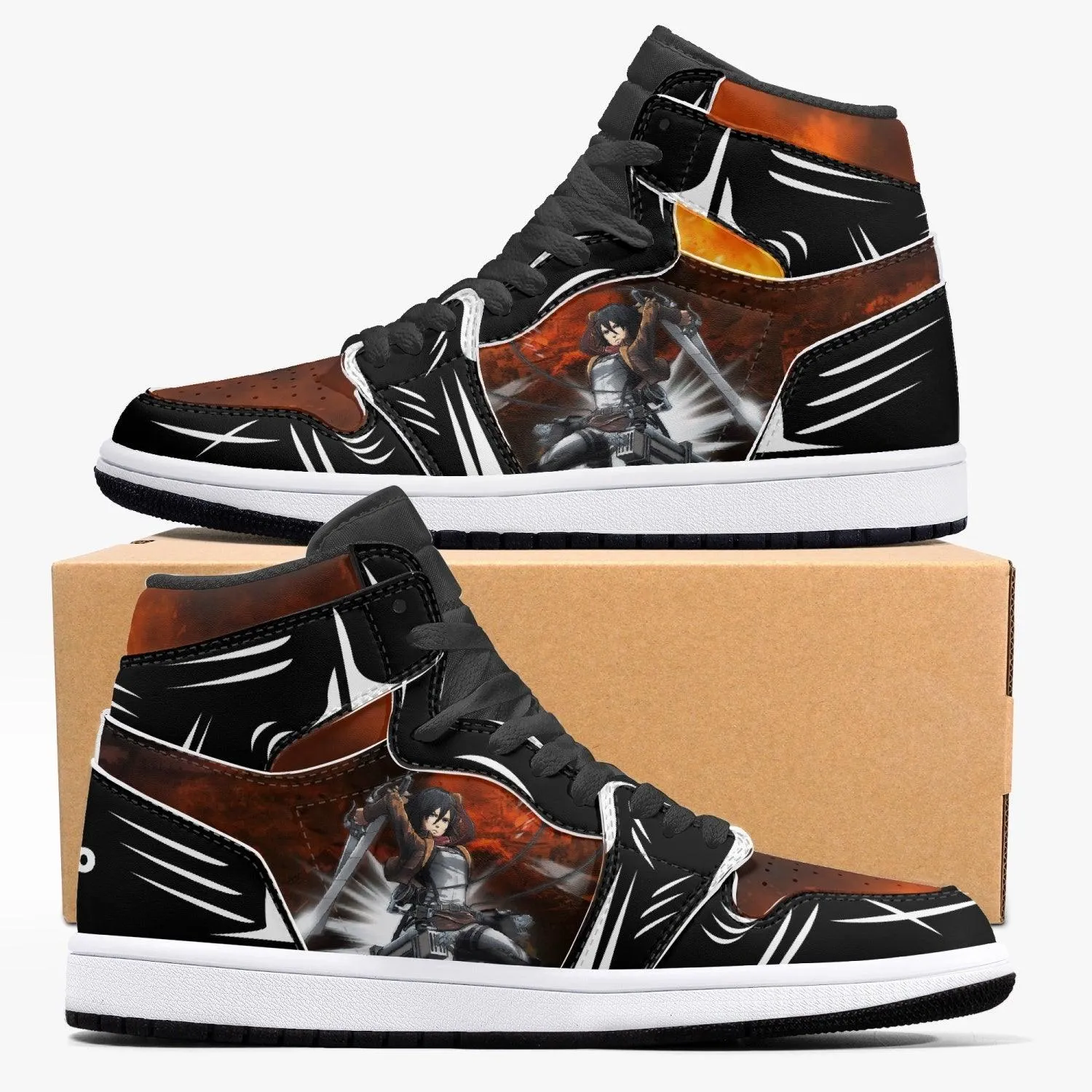 Attack On Titan Mikasa Ackerman JD1 Anime Shoes