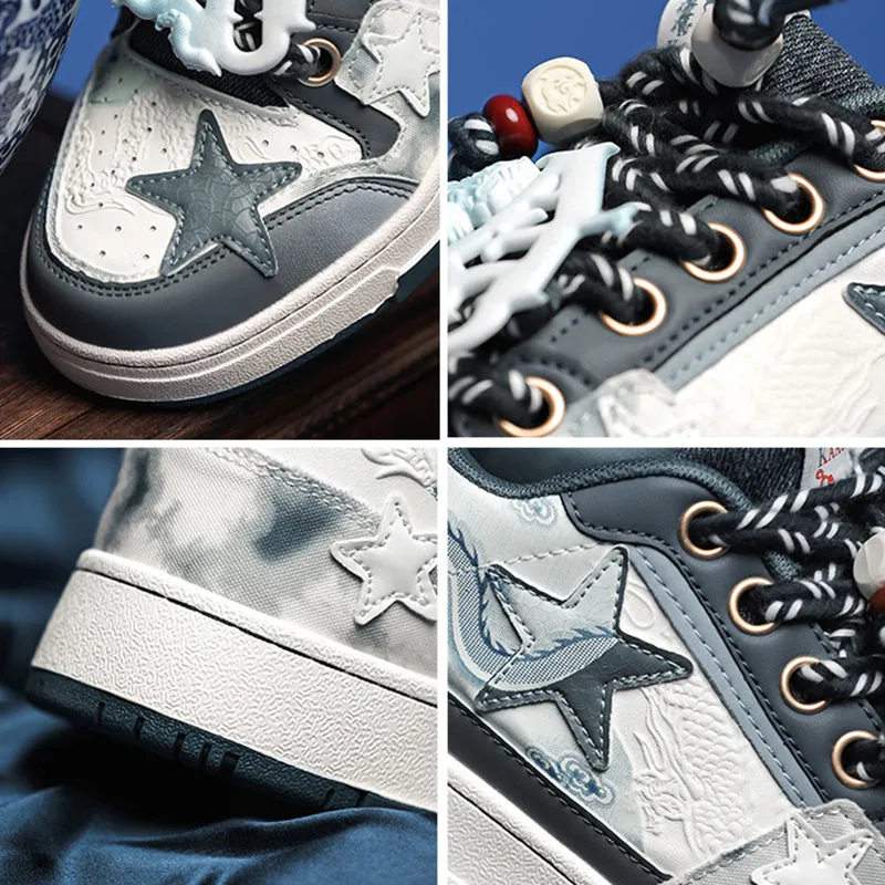 Aule Blue Porcelain Vibes Sneakers