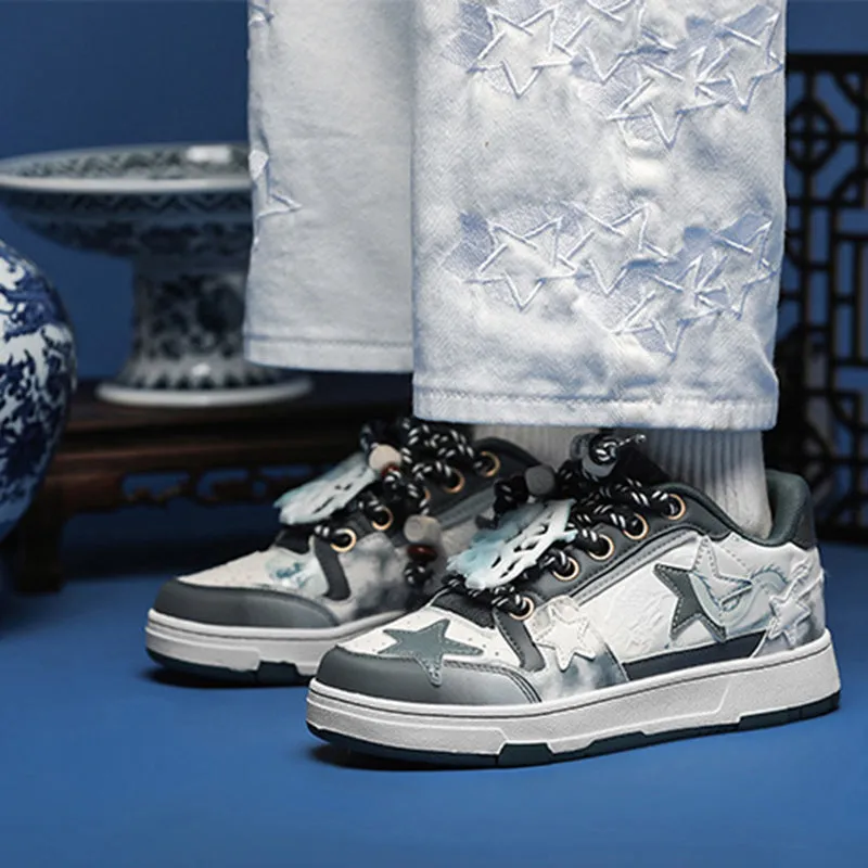 Aule Blue Porcelain Vibes Sneakers