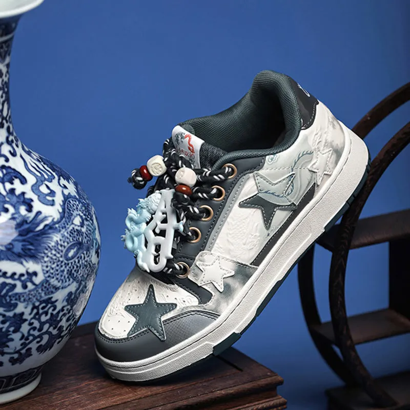 Aule Blue Porcelain Vibes Sneakers