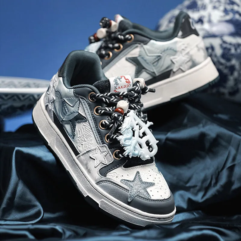 Aule Blue Porcelain Vibes Sneakers