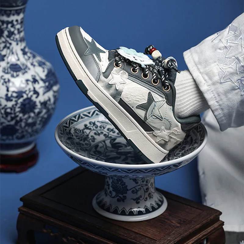 Aule Blue Porcelain Vibes Sneakers
