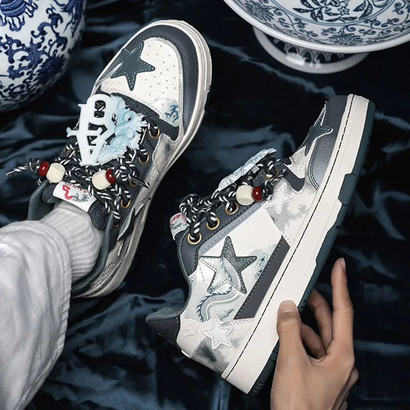 Aule Blue Porcelain Vibes Sneakers