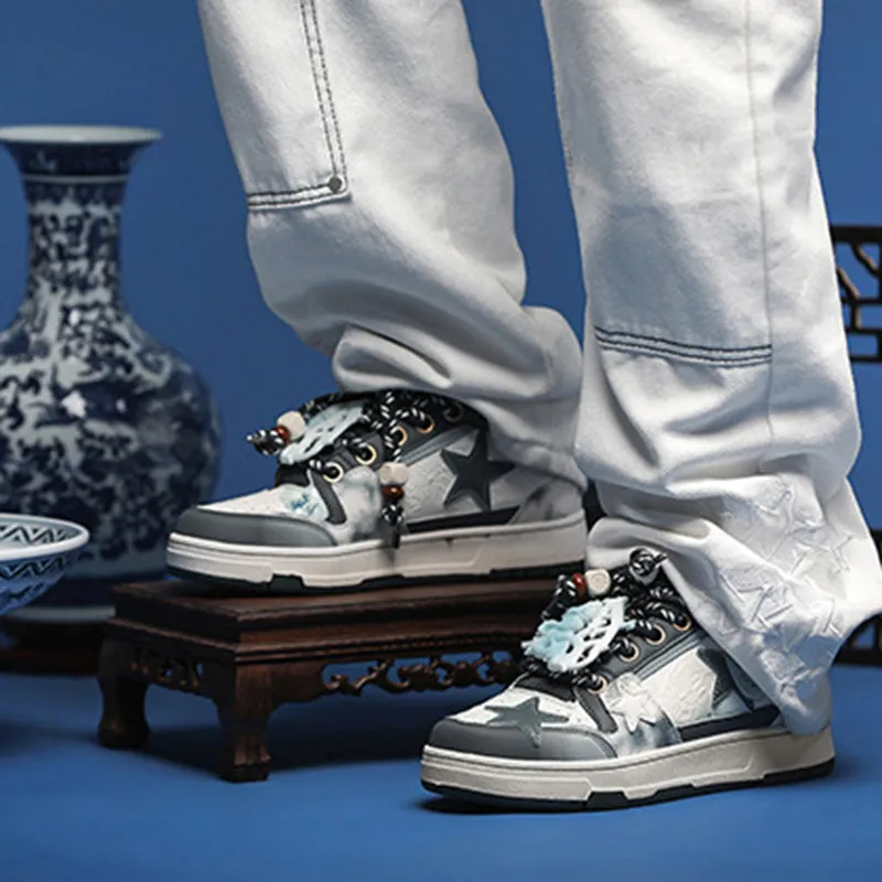 Aule Blue Porcelain Vibes Sneakers