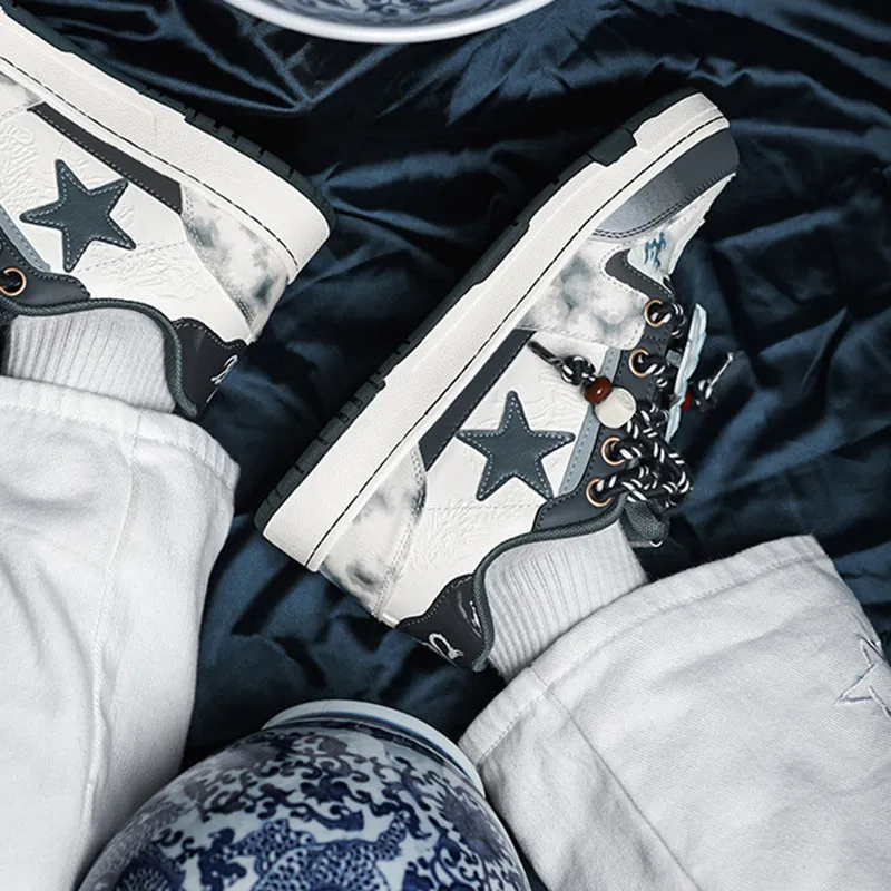 Aule Blue Porcelain Vibes Sneakers