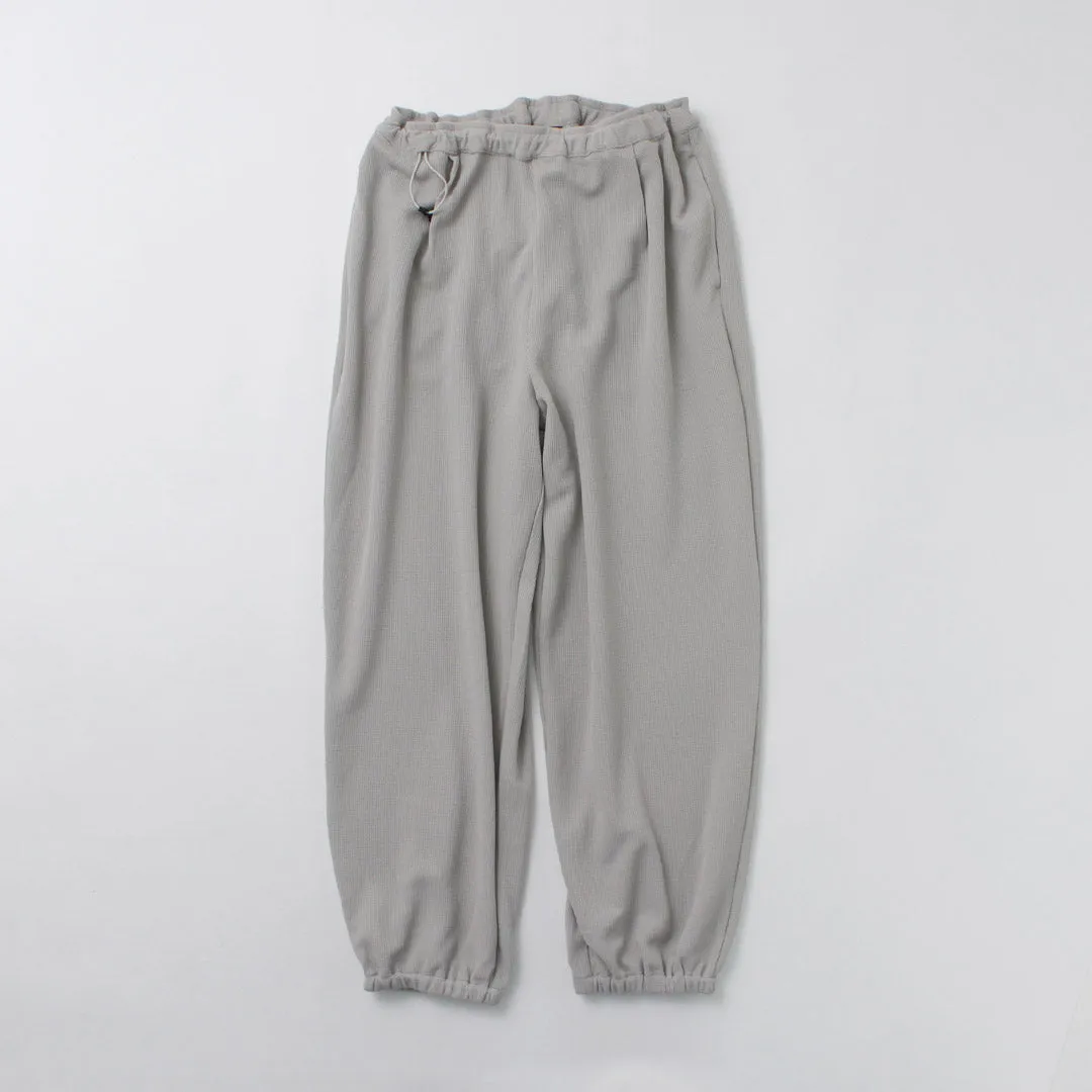 AXESQUIN / Quick Dry Eco Waffle Relaxing Pants