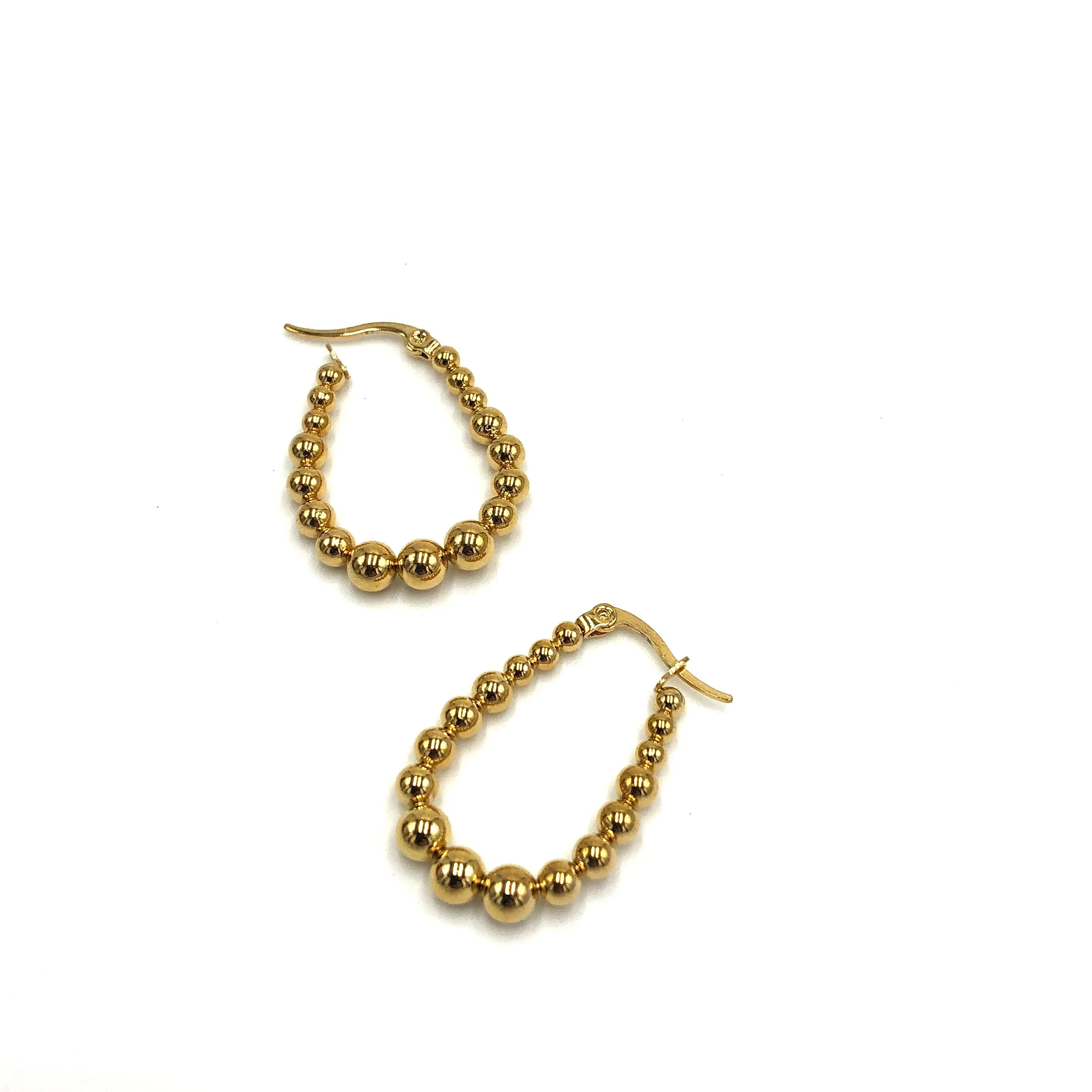 Beaded Jan Hoop Earrings