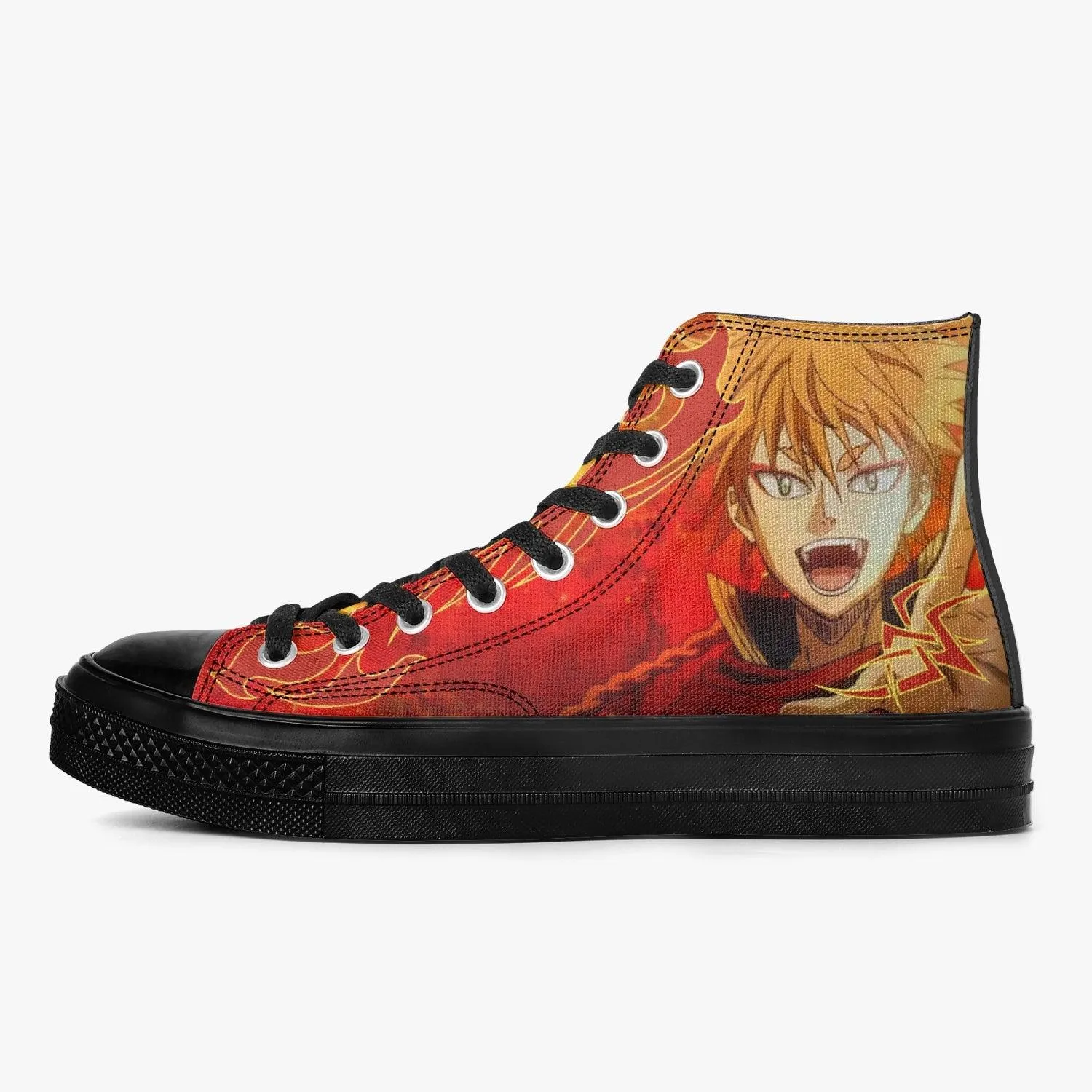 Black Clover Leopold Vermillion A-Star High Anime Shoes