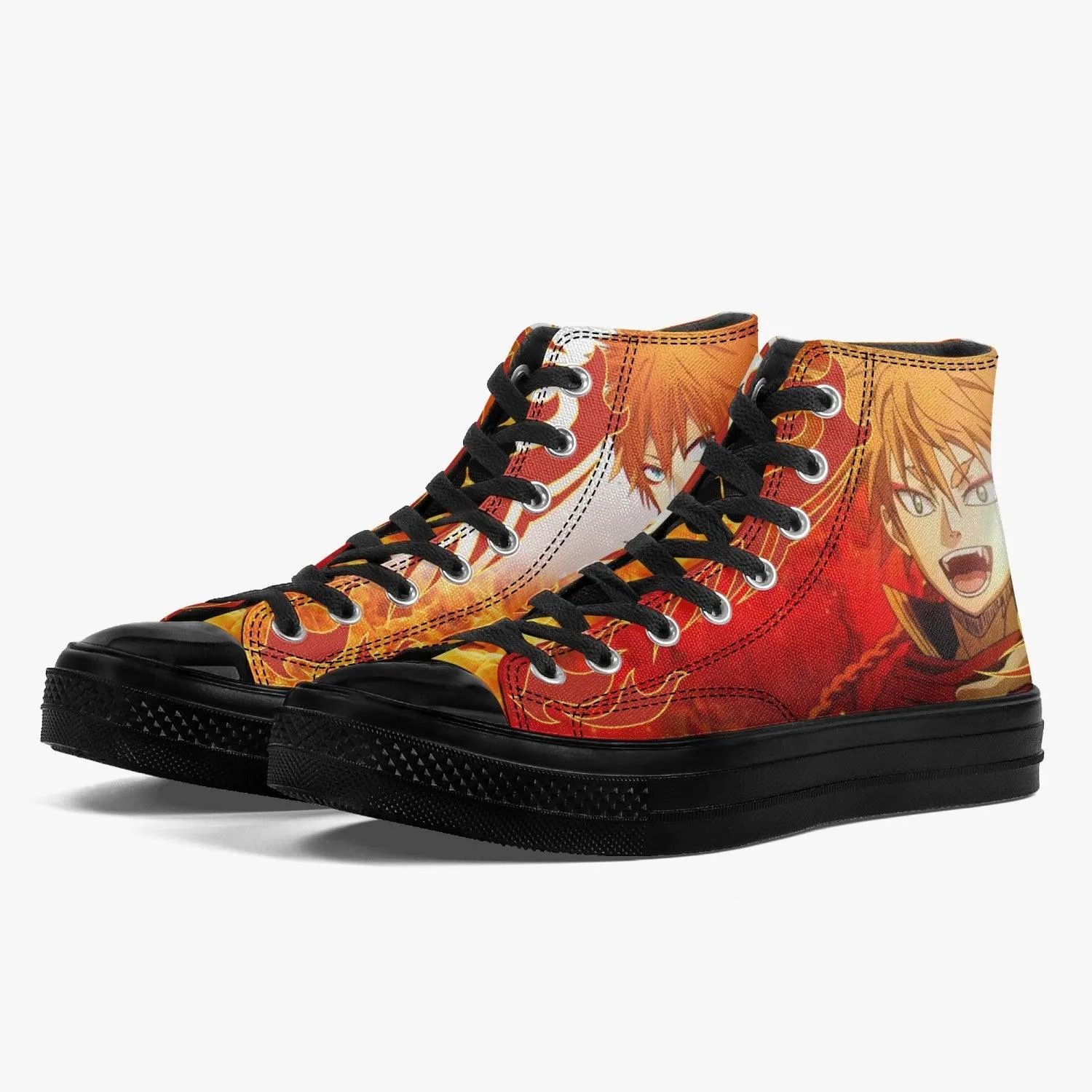 Black Clover Leopold Vermillion A-Star High Anime Shoes