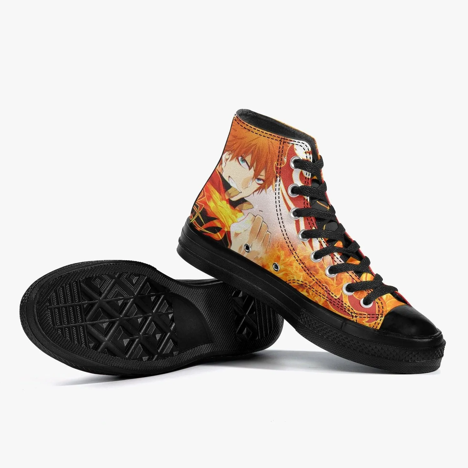 Black Clover Leopold Vermillion A-Star High Anime Shoes