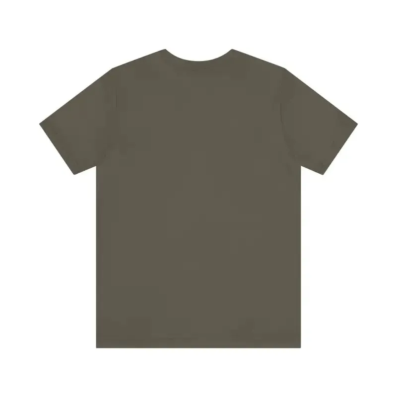 Bold Unisex Jersey Tee Usa Sunset Design