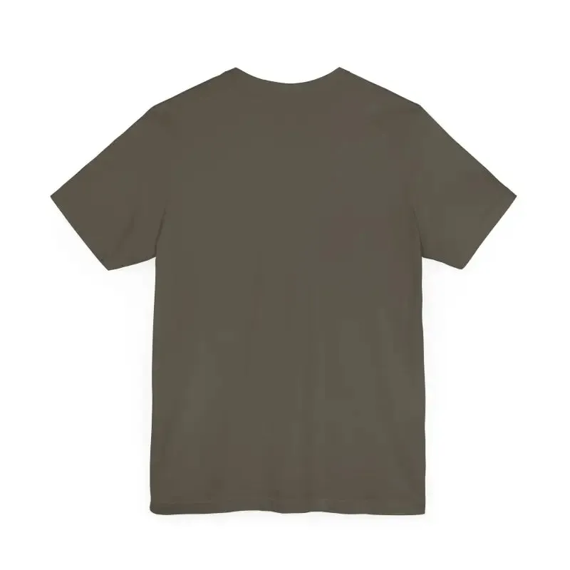 Bold Unisex Jersey Tee Usa Sunset Design
