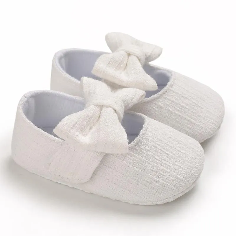 Bowknot Decor Slip-on Shoes for Baby Girl Shoes  wholesale