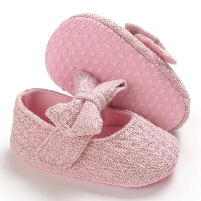 Bowknot Decor Slip-on Shoes for Baby Girl Shoes  wholesale