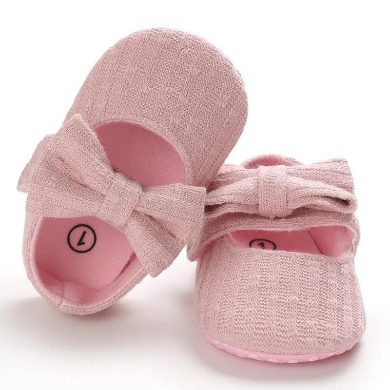 Bowknot Decor Slip-on Shoes for Baby Girl Shoes  wholesale