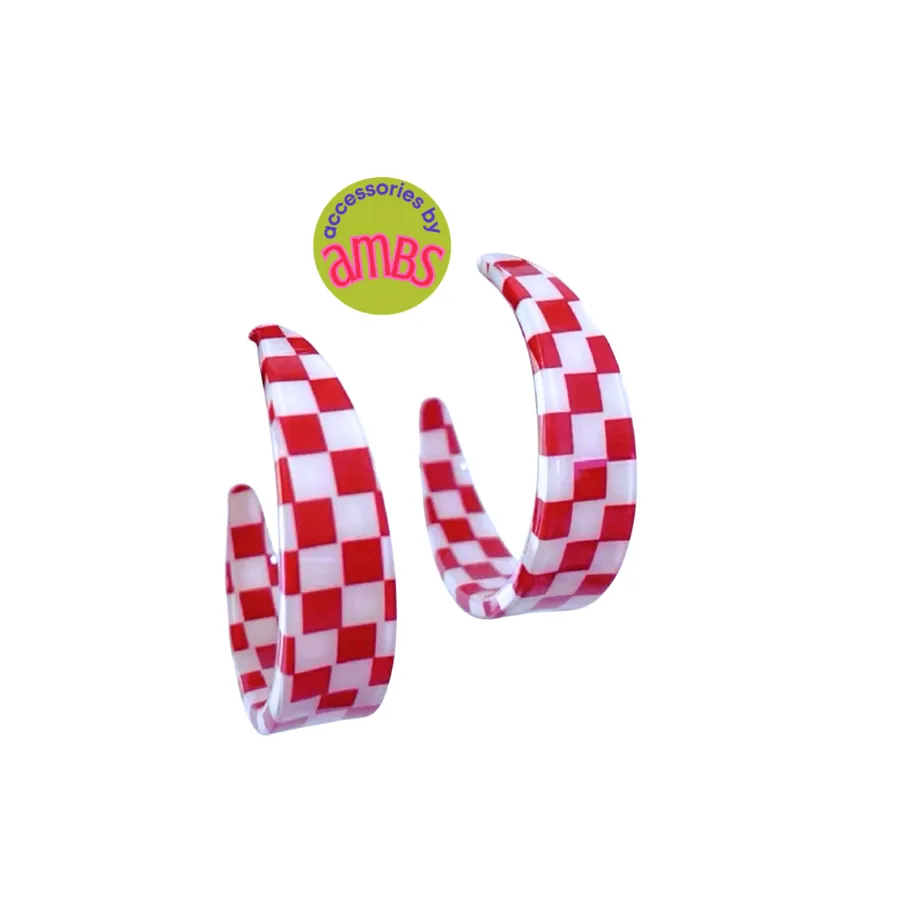 Checkered Hoops