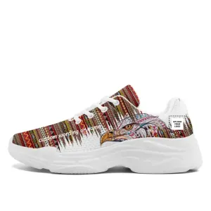 Custom chunky Shoes with Totem Theme, Tailored for Enthusiasts of Totemic Art and Cultural Significance,FN020-23023001,Winter Sneakers,Outdoor Boots,Comfy Winter Boots