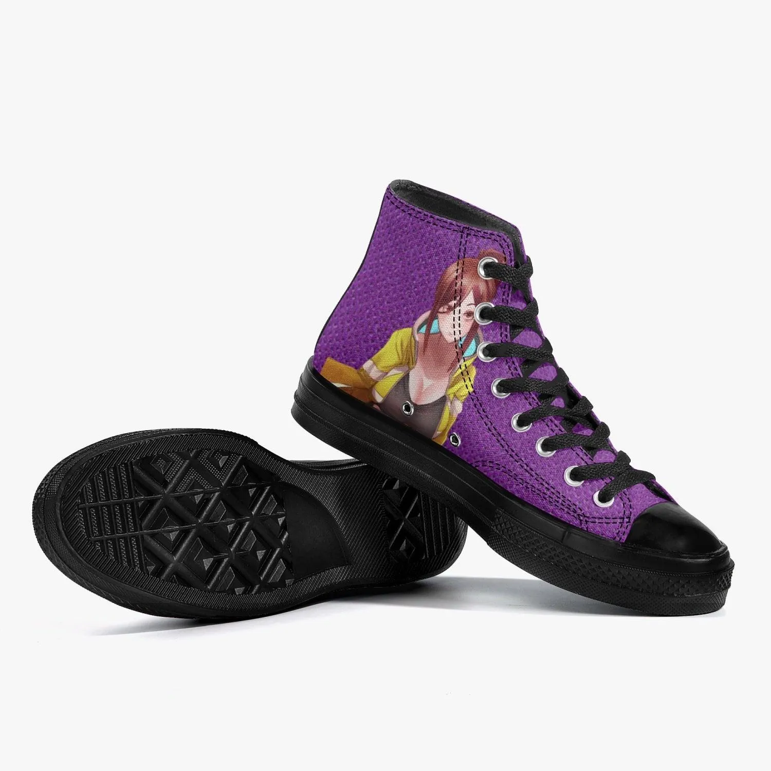 Cyberpunk Edgerunners Gloria A-Star High Anime Shoes