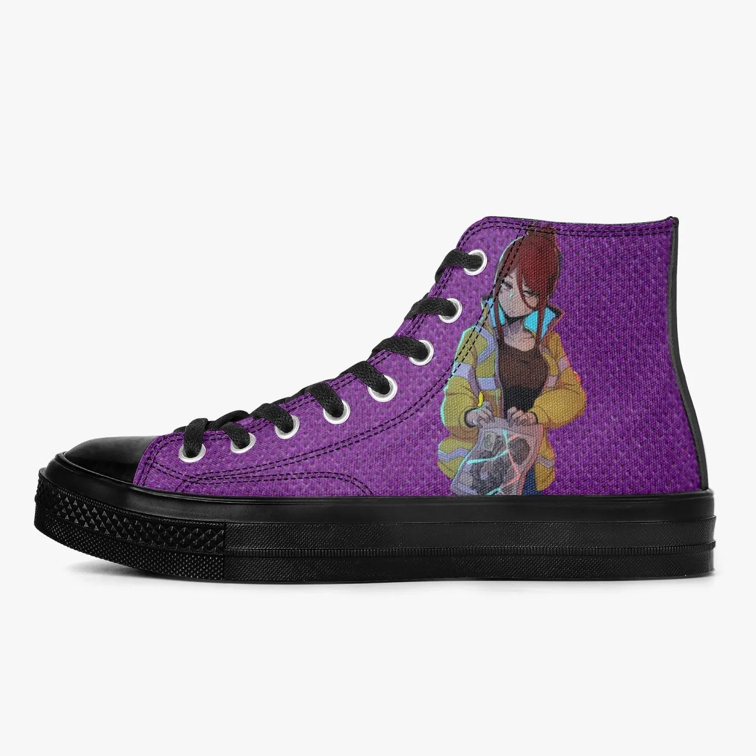 Cyberpunk Edgerunners Gloria A-Star High Anime Shoes