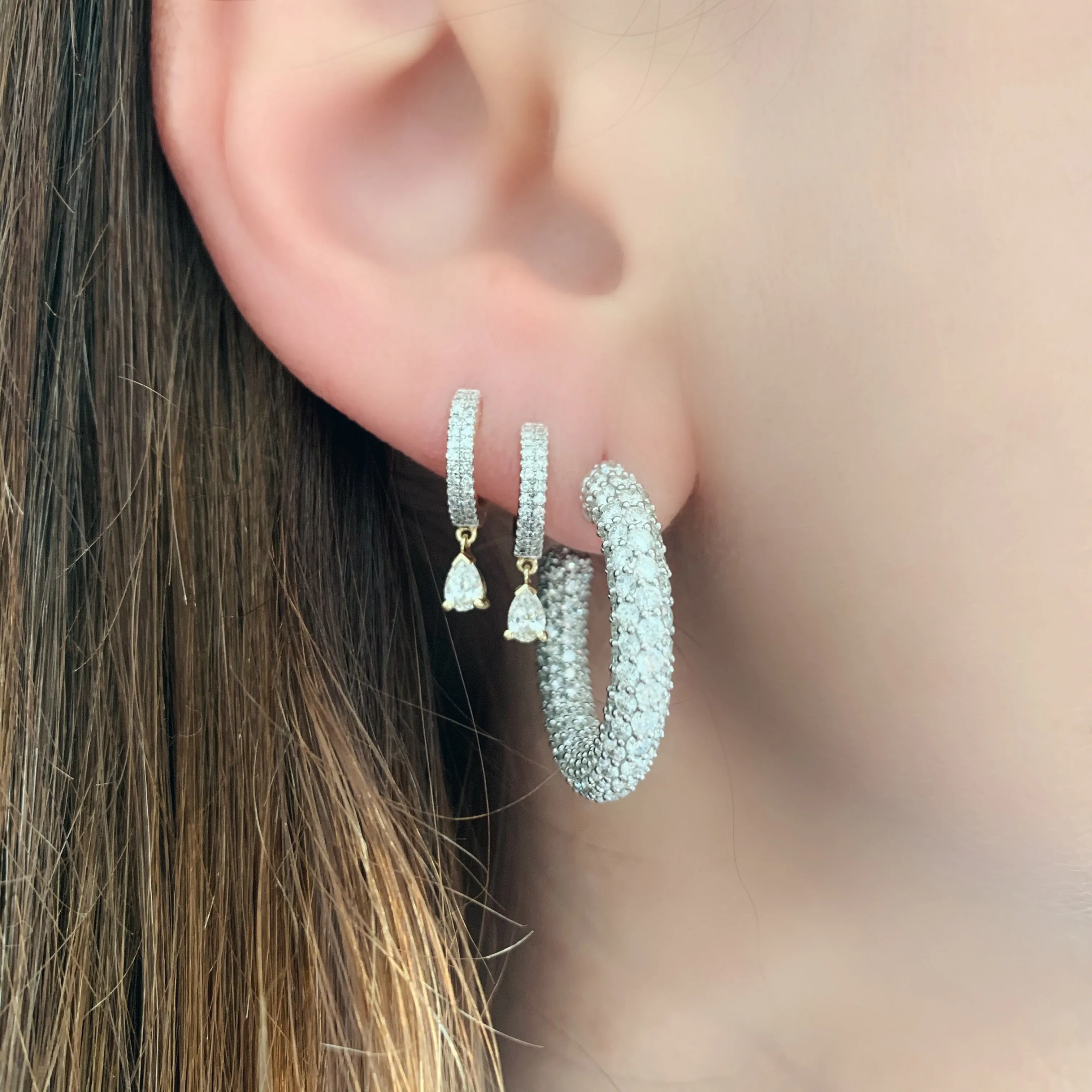 Diamond Party Hoops
