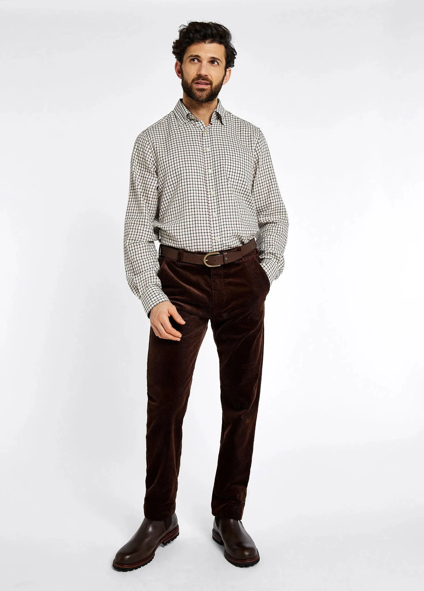 Dubarry Stride Corduroy Trousers, brown