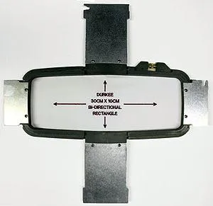 Durkee 30cm x 10cm (11.75-inch x 4-inch) Rectangular Bi-Directional Hoop