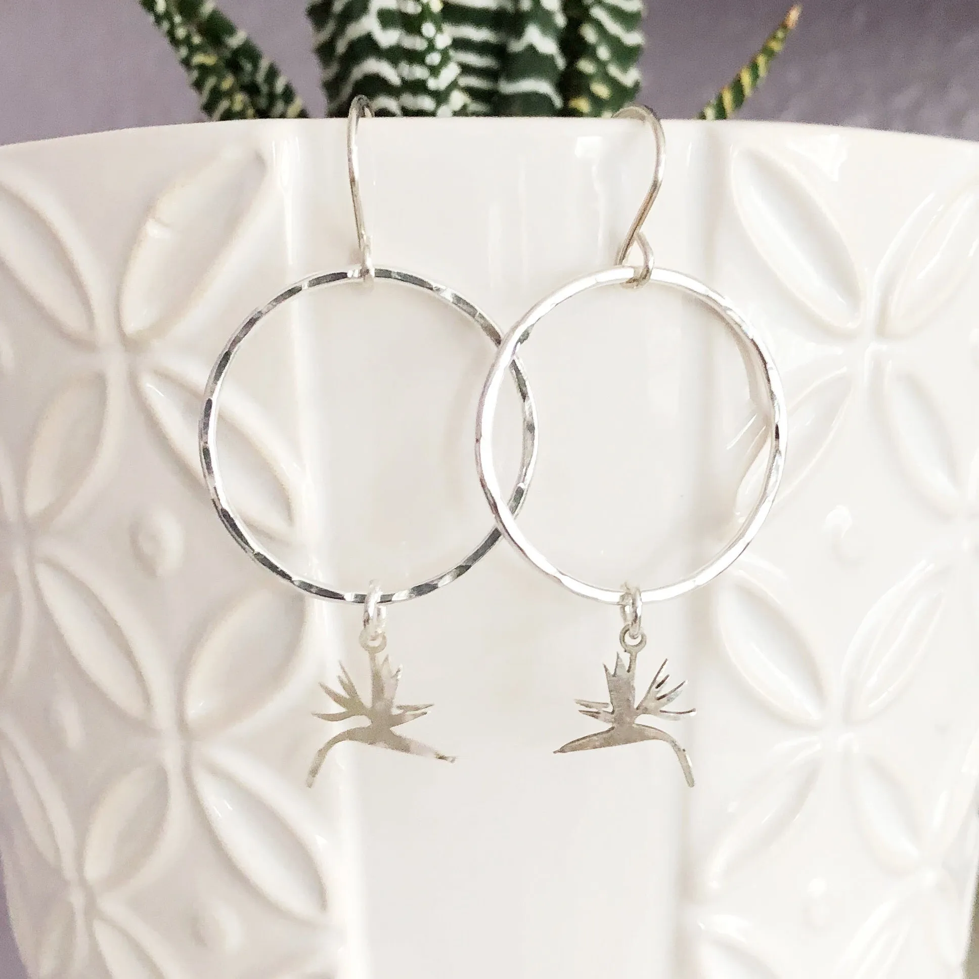 Earrings LULU - bird of paradise (E499)