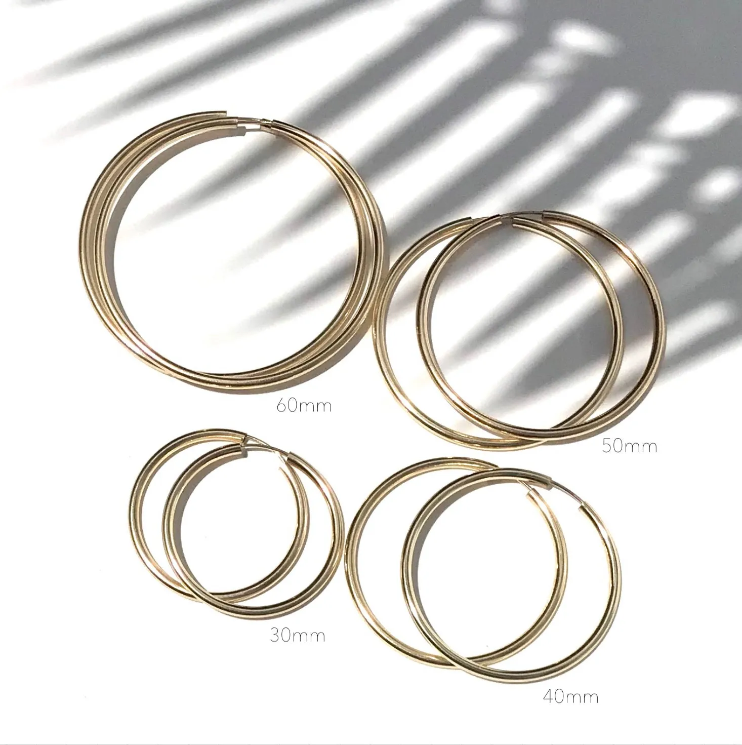 ENDLESS HOOPS - GOLD FILL