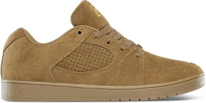 eS Mens Accel Slim Brown Gum Shoes