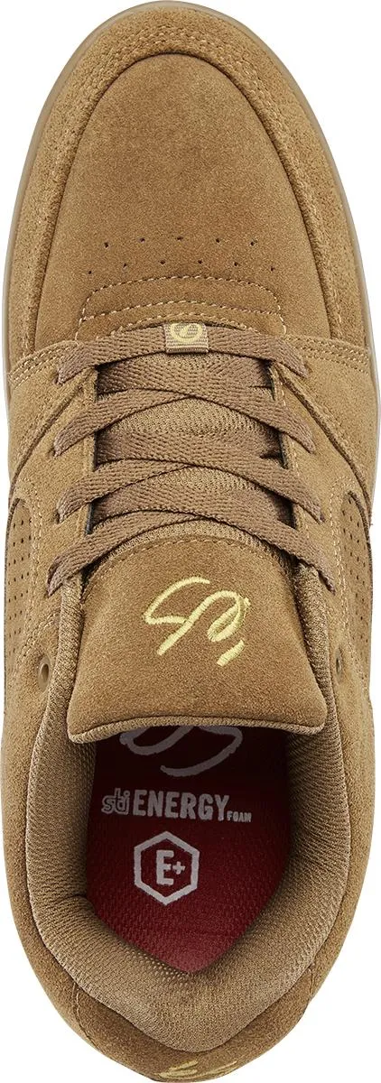 eS Mens Accel Slim Brown Gum Shoes