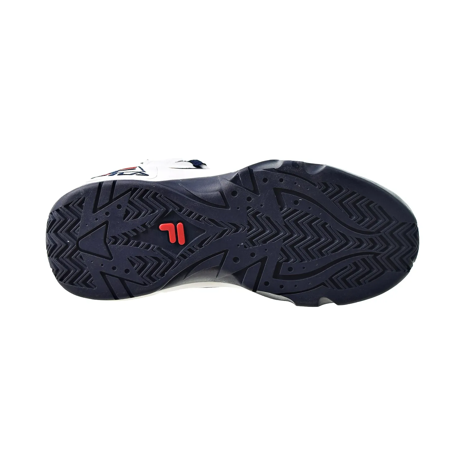 Fila Grant Hill Offset Big Kids' Shoes White-Navy-Red