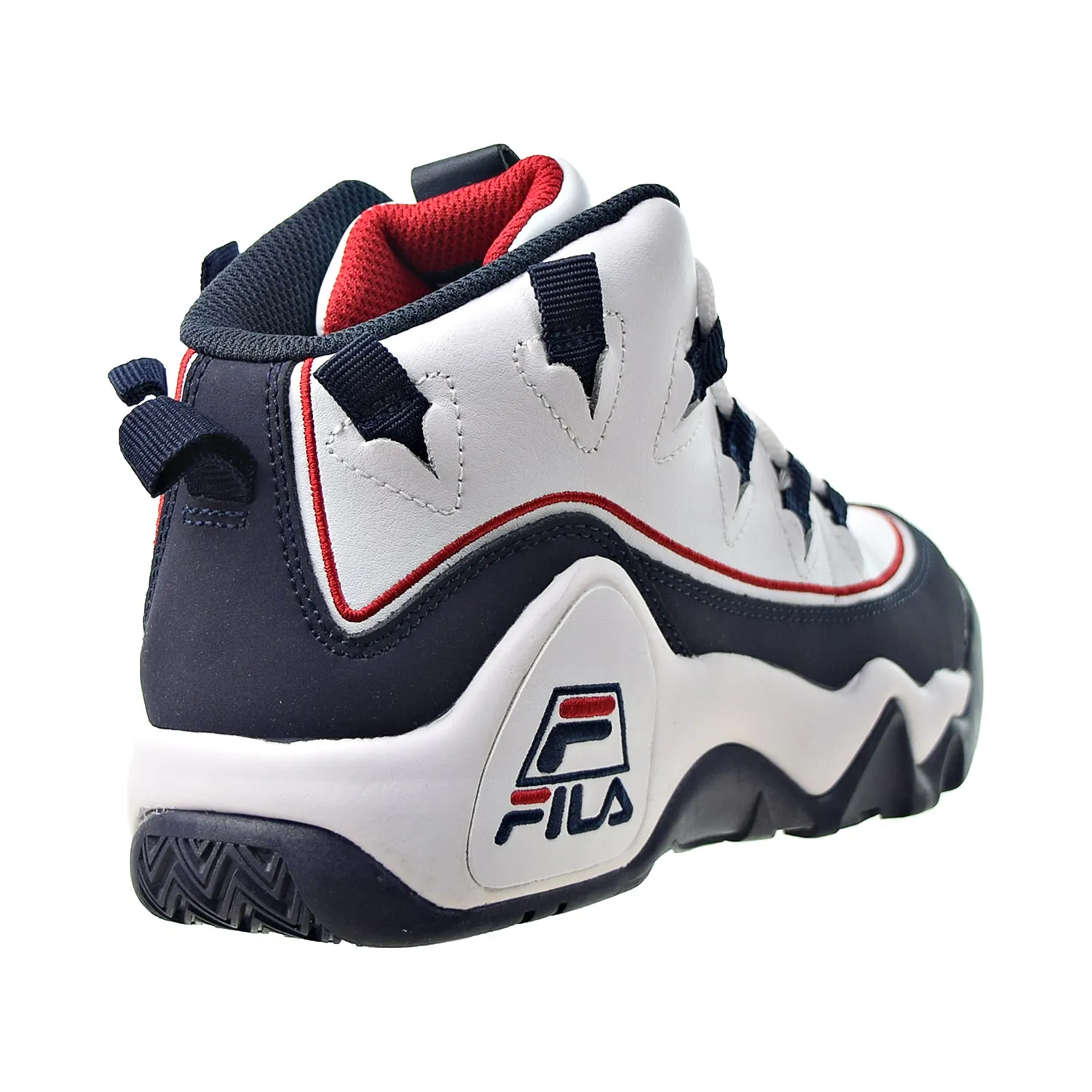 Fila Grant Hill Offset Big Kids' Shoes White-Navy-Red