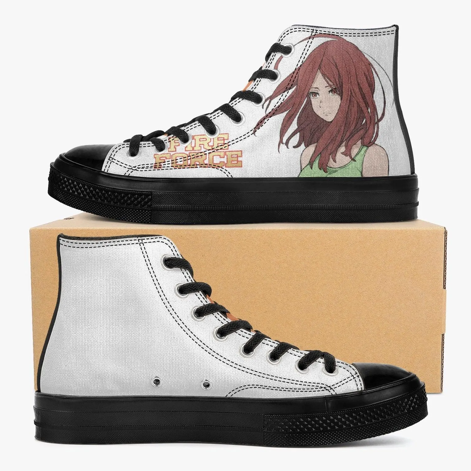 Fire Force Lisa A-Star High Anime Shoes