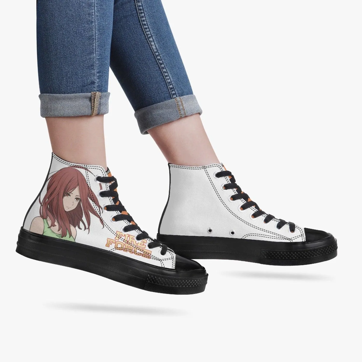 Fire Force Lisa A-Star High Anime Shoes