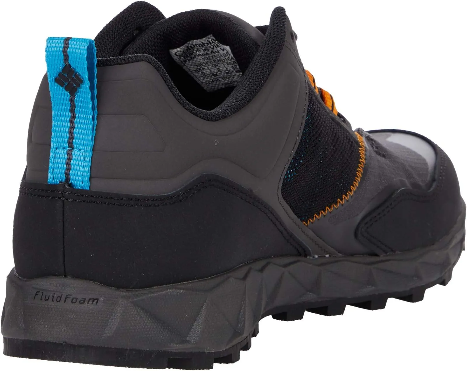Flow District Columbia Sneaker in Dark Grey/Cyan Blue