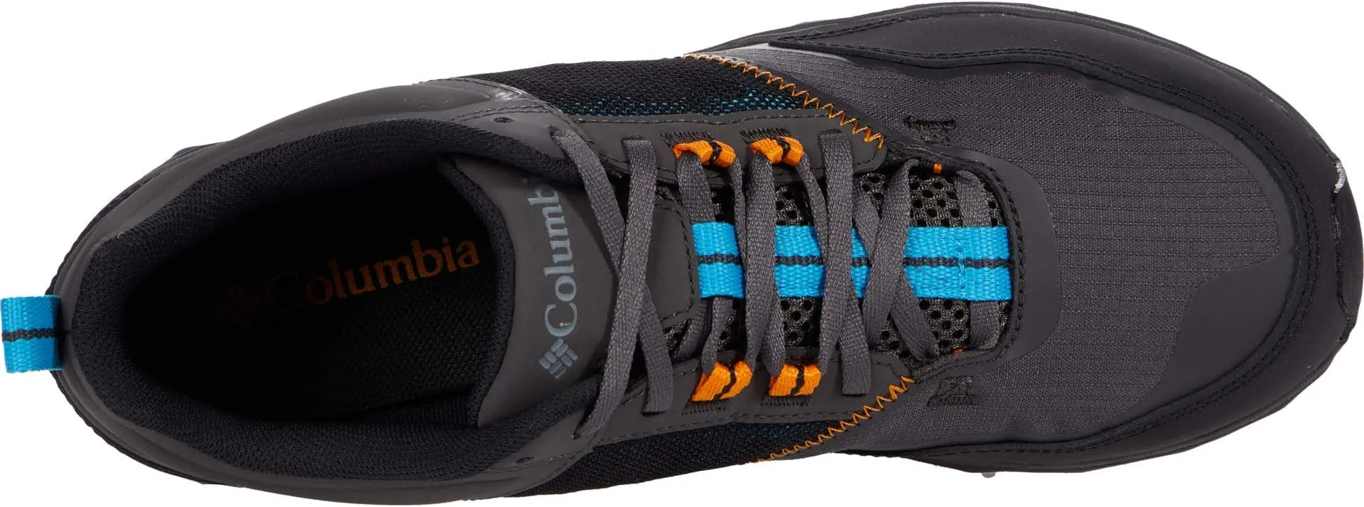 Flow District Columbia Sneaker in Dark Grey/Cyan Blue
