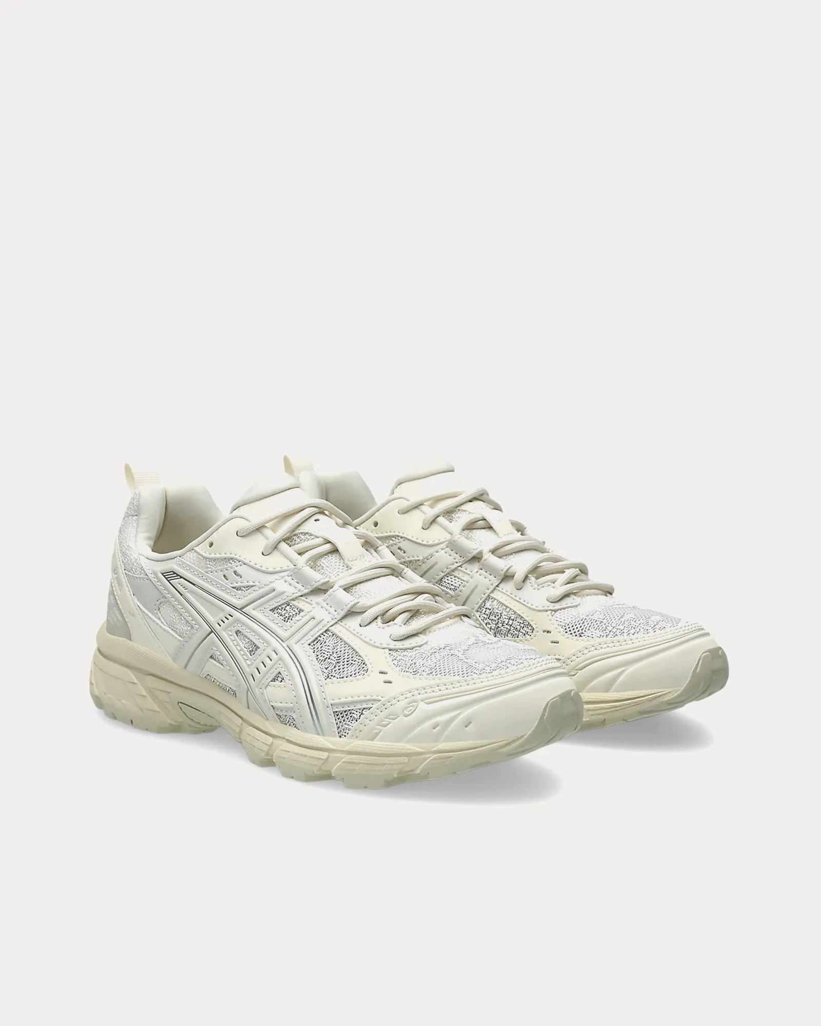 Gel-Nunobiki Cream / Pure Silver Low Top Sneakers