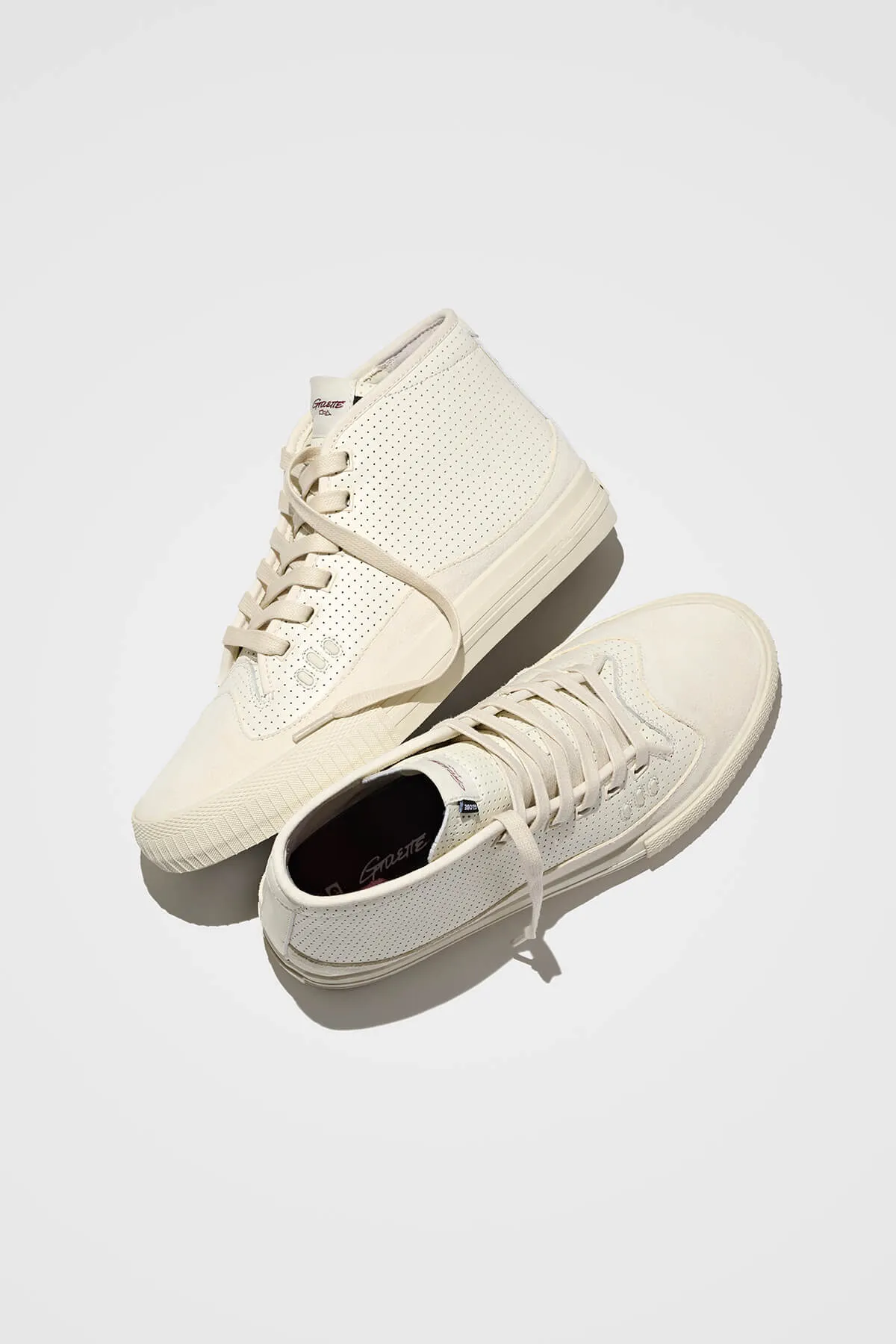 Gillette Mid - Cream Leather - Skate Shoes