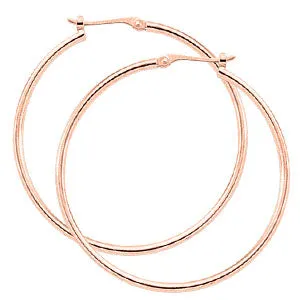 Gold 30mm Thin Hoops