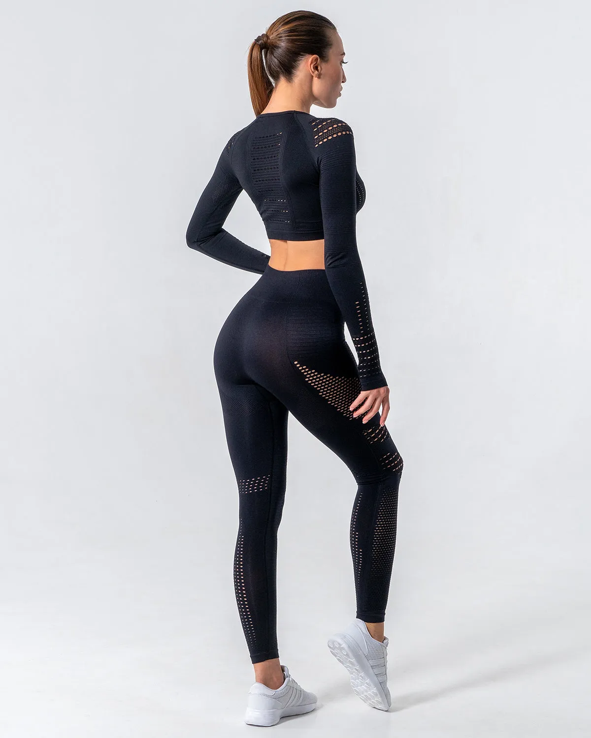 Gracey Hollow Out Seamless Leggings